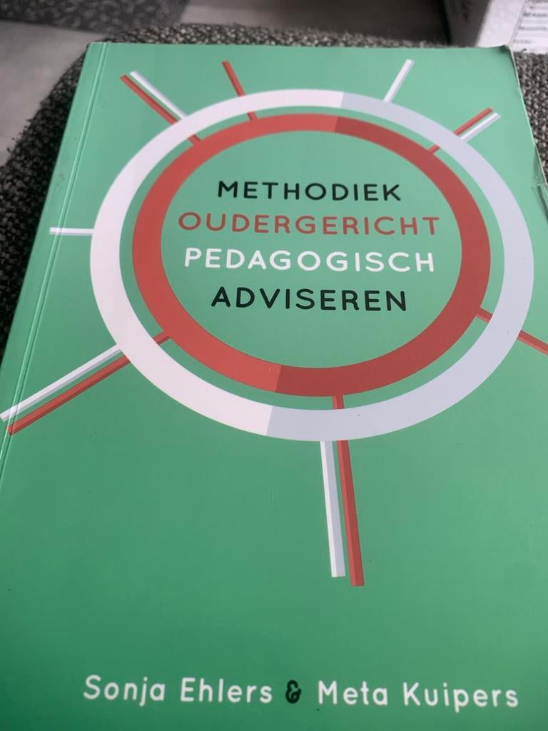 Methodiek Oudergericht Pedagogisch Adviseren, Ophalen of Verzenden, Gamma, Zo goed als nieuw, HBO