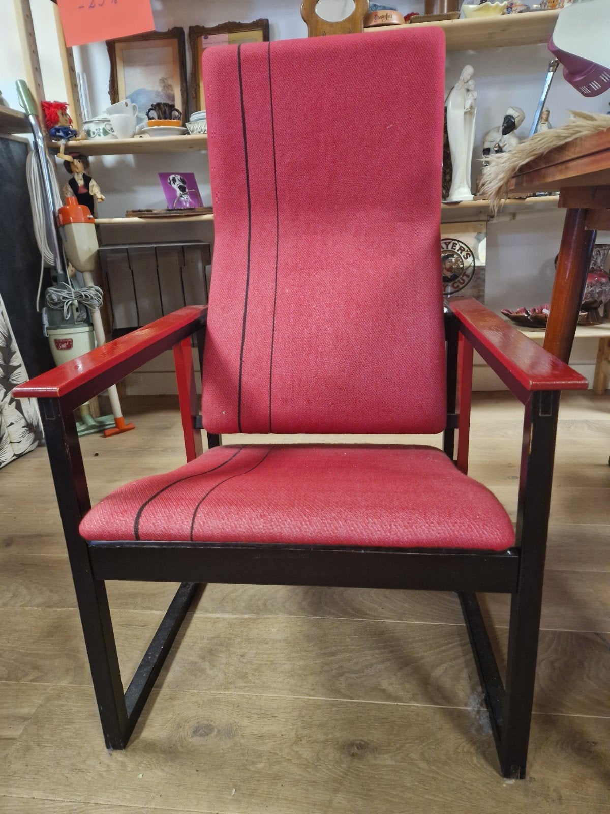 Simo Heikkilä fauteuil - Vintage design stoel, Hout, Onbekend, 75 tot 100 cm, Ophalen of Verzenden