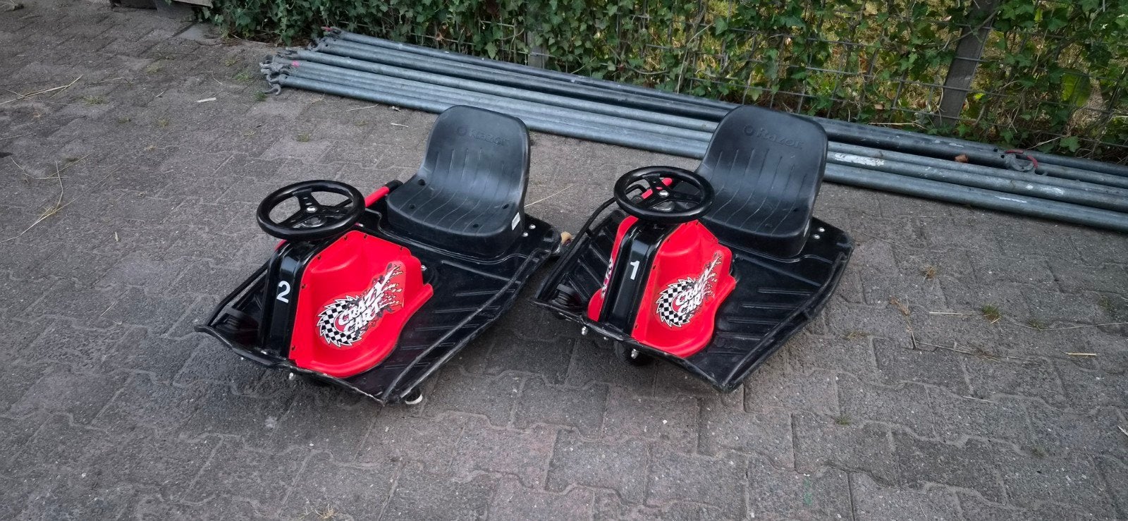 Razor Crazy Kart Elektrische Go-karts (2 stuks), Ophalen, Gebruikt