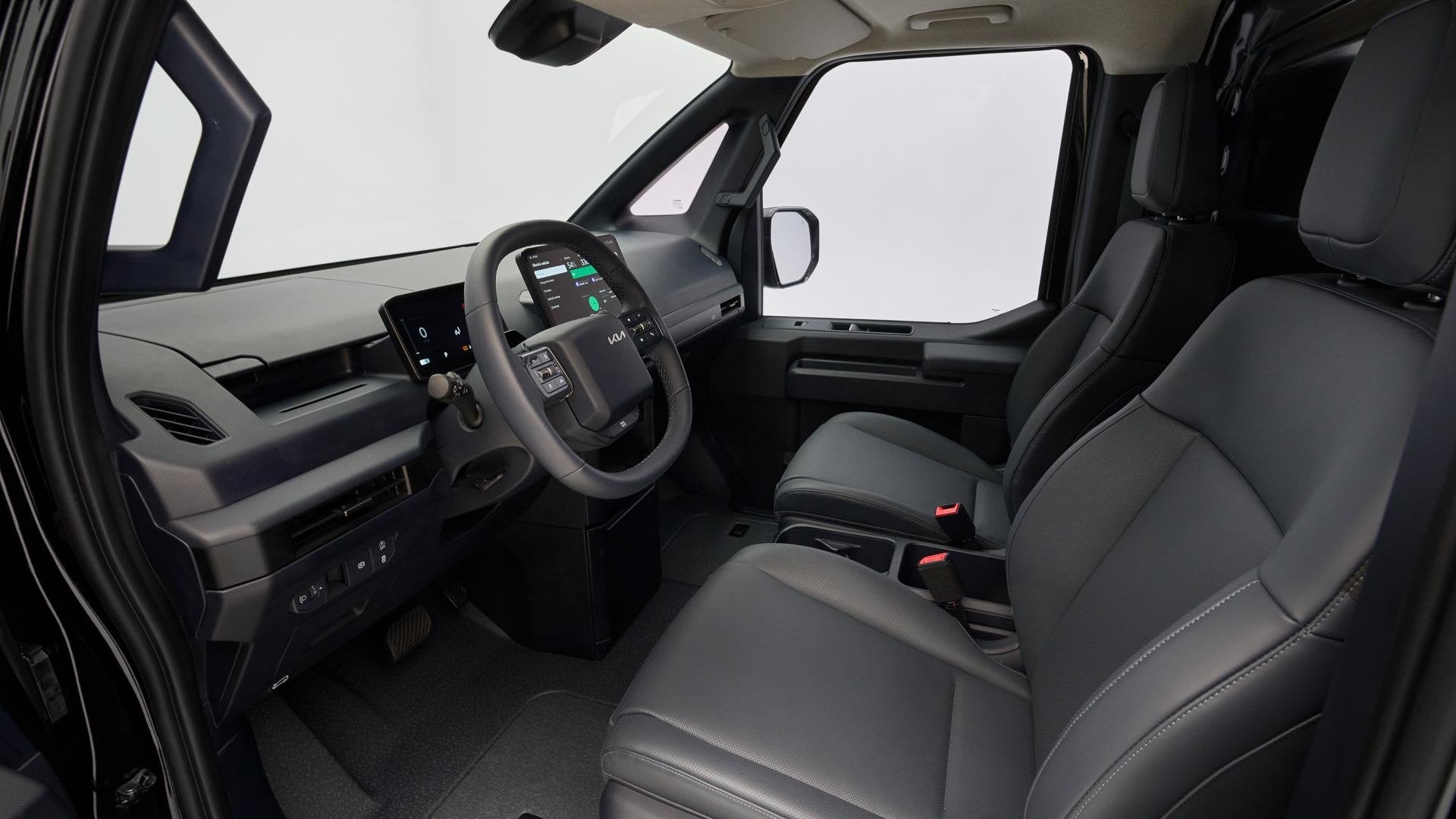 Kia PV5 L2H1 Elite 51.5 kWh incl. €1250 Introductievoordee, Auto's, Stof, Kia, Nieuw, Automatische klimaatregeling