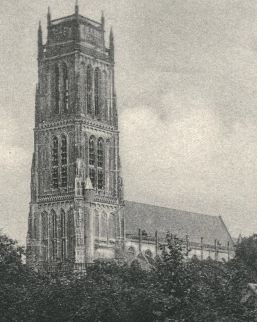 947260	Zaltbommel	Sint Maartentoren	Gld 1936	Gelopen, Ophalen of Verzenden, 1920 tot 1940, Gelopen, Gelderland