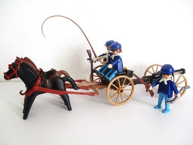 playmobil U.S.Artillerie 3729 vintage, Ophalen of Verzenden, Gebruikt, Complete set