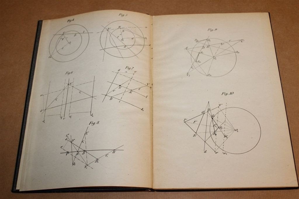 Leerboek der Beschrijvende Meetkunde — Platenatlas 1919, Boeken, Ophalen of Verzenden, Gelezen, Natuurwetenschap