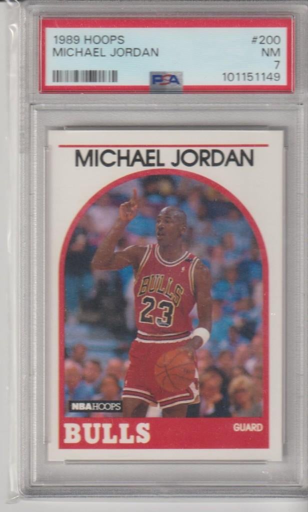 Michael Jordan graded card, Ophalen of Verzenden, Nieuw, Plaatje