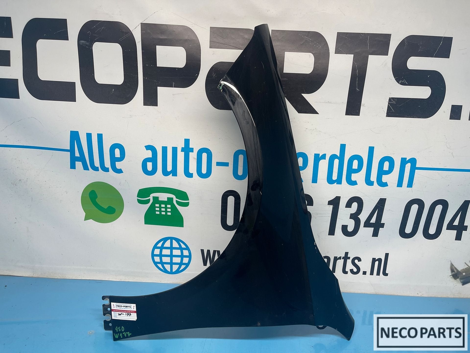 MERCEDES W177 SPATBORD ZIJSCHERM LINKS ORIGINEEL, Gebruikt, Ophalen of Verzenden, Achter, -