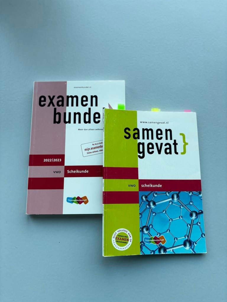 Examenbundel Scheikunde VWO 2022/2023 + Samengevat, Ophalen of Verzenden, Beta, Zo goed als nieuw, Overige niveaus