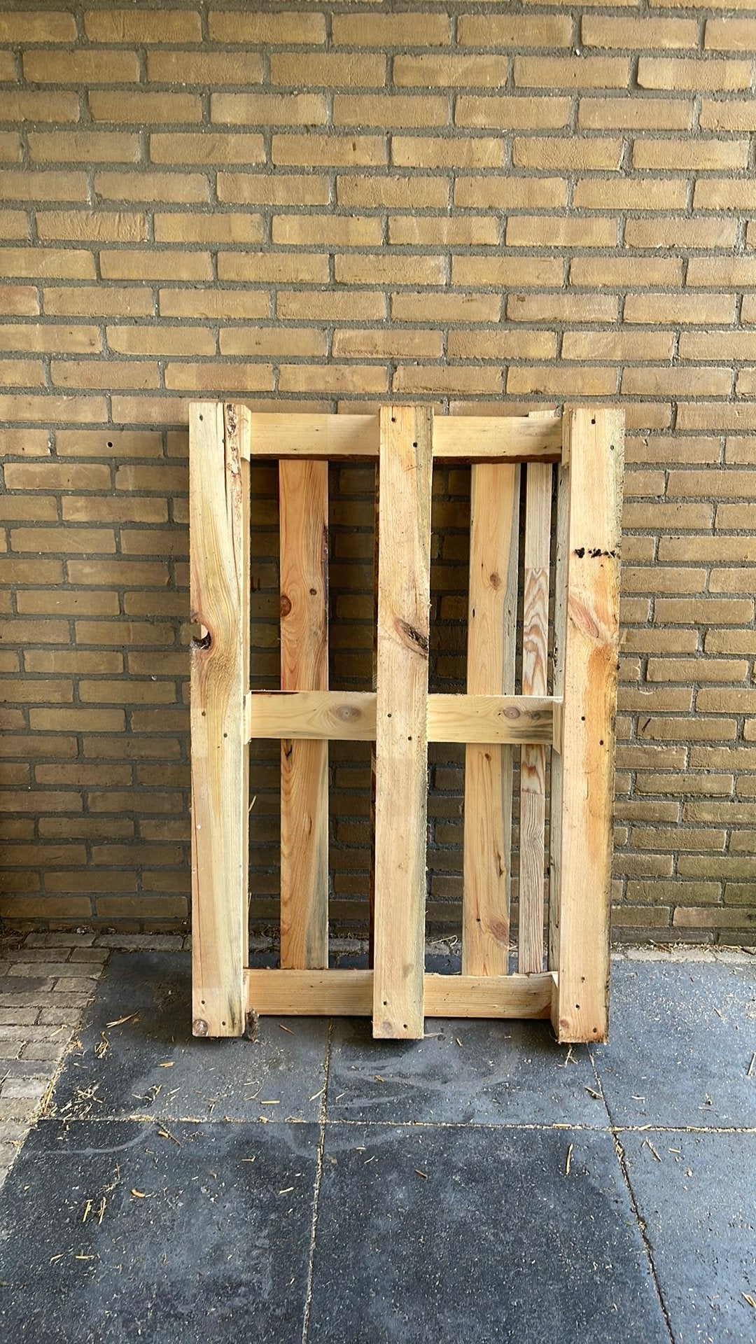 Houten pallet, Ophalen, Gebruikt, 50 mm of meer, Minder dan 200 cm