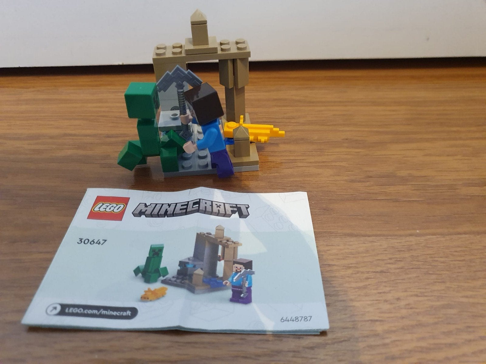 Minecraft lego set, Minecraft, Lego, Ophalen of Verzenden, Zo goed als nieuw