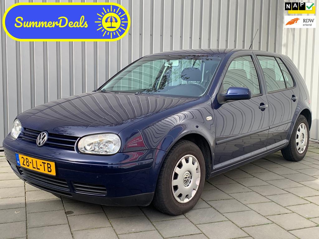 Volkswagen Golf 1.6-16V|5 Deurs|Airco|APK|, Auto's, Voorwielaandrijving, Stof, Zwart, 4 cilinders