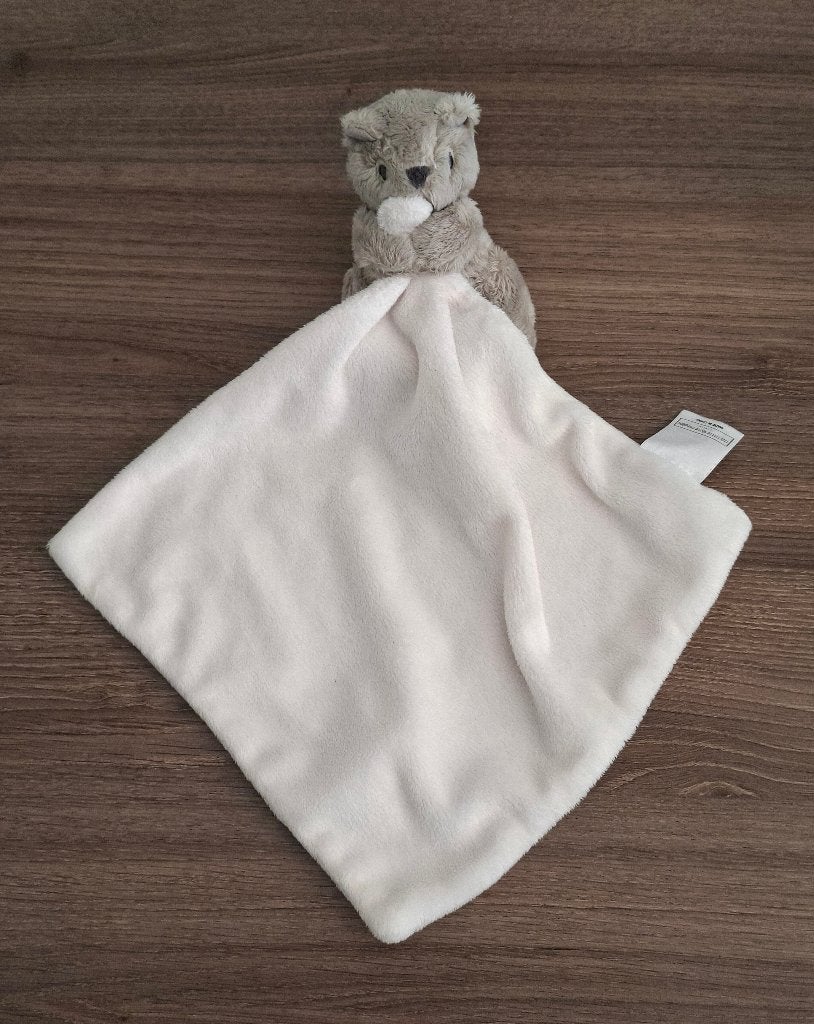 Knuffeldoekje, Knuffel The Little White Company, Beer, Ophalen of Verzenden, Zo goed als nieuw, Knuffeldoekje, Met label