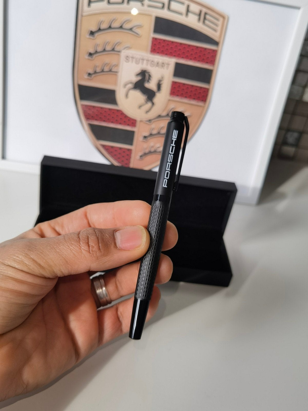 Nieuw origineel porsche pen / balpen / ballpoint ️, Verzamelen, Overige merken, Balpen, Nieuw, Met doosje