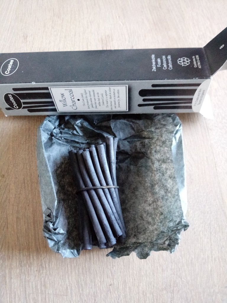 houtskool om mee te tekenen. Willow Charcoal. Coates., Ophalen of Verzenden, Gebruikt, Overige typen