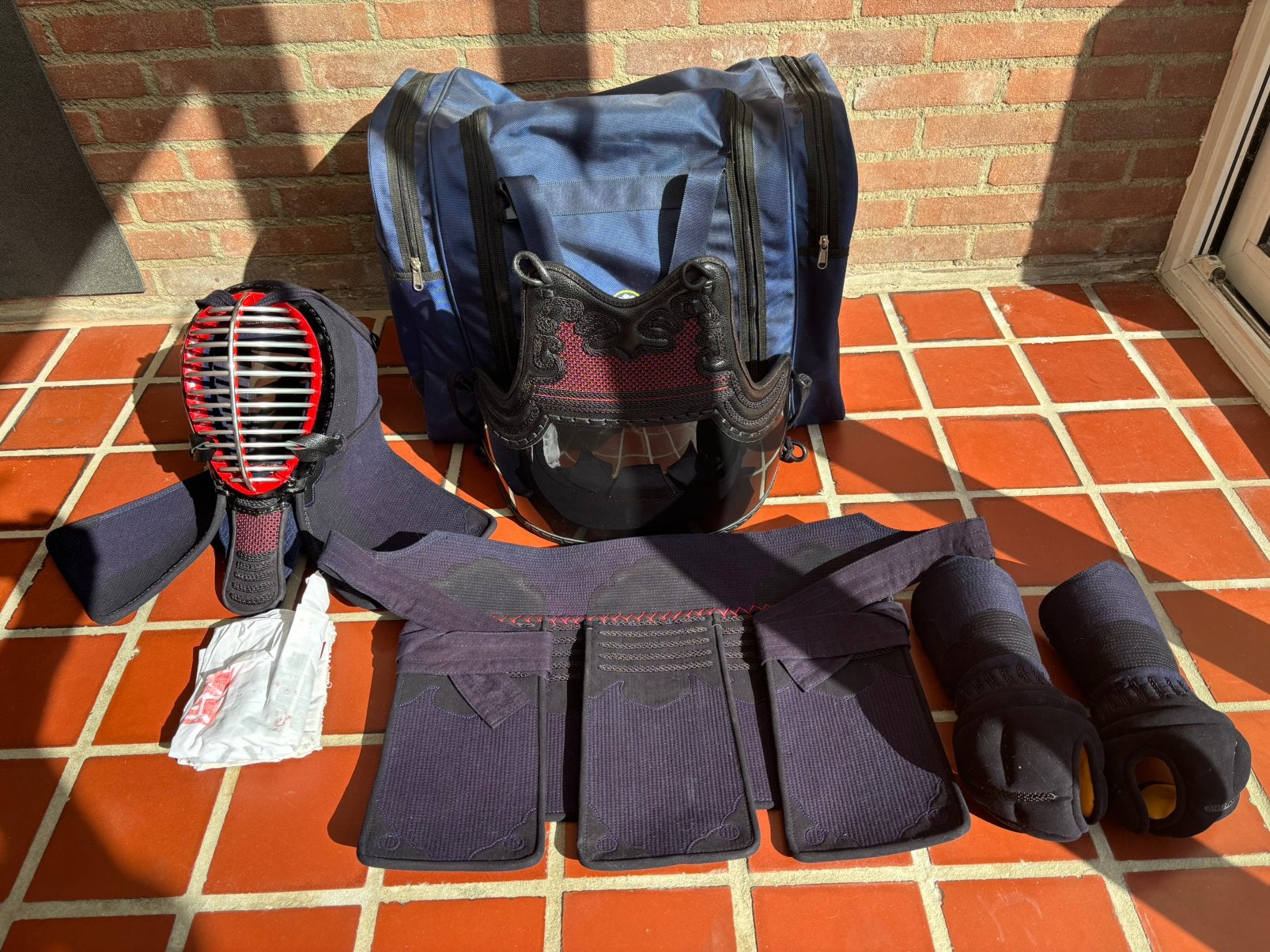 Voledige starter set voor Kendo, Ophalen, Kendo, Vechtsportbescherming, Maat L