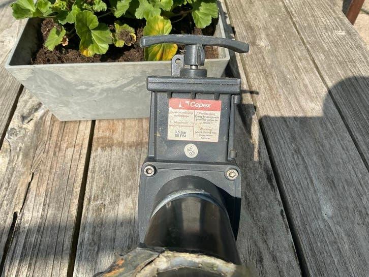 Kraan voor vijver of planten filter, Ophalen of Verzenden, Zo goed als nieuw