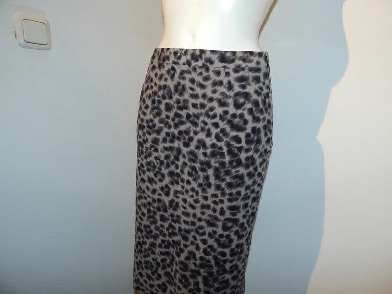 Irie Wash leopard print rok travel stof recht model M, Maat 38/40 (M), Irie Wash, Bruin, Verzenden