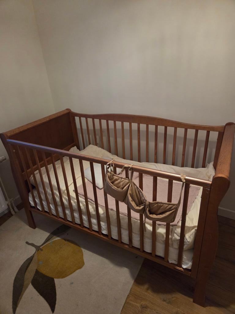 Woodies Ledikant - Klassiek Houten Babybed, Kinderen en Baby's, Ophalen, Gebruikt, Ledikant