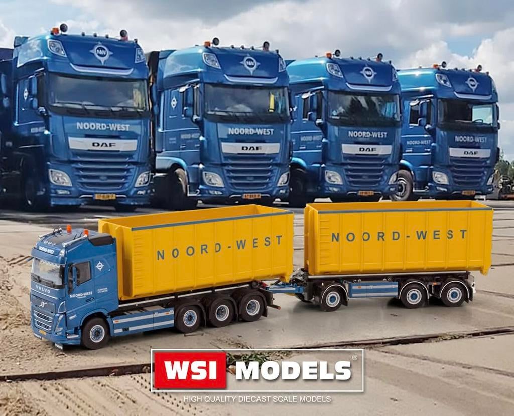 WSI Noord-West Transport Volvo FH5  bakwagen combinatie, Ophalen of Verzenden, Zo goed als nieuw, Bus of Vrachtwagen, Wsi