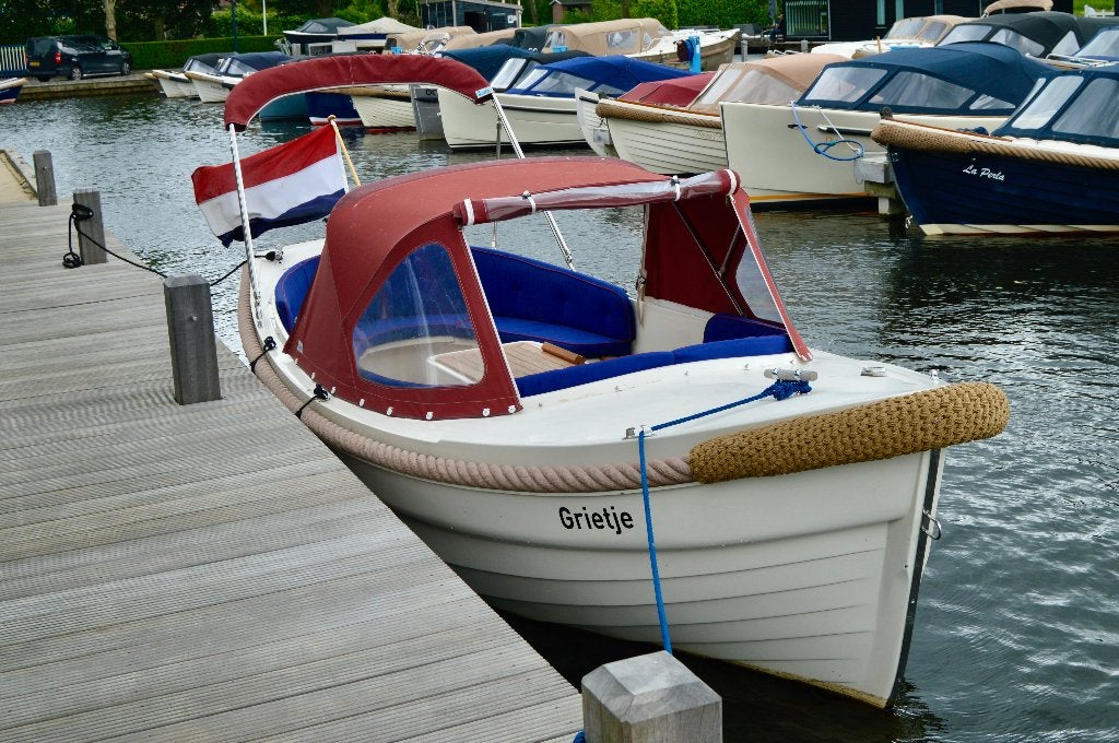 Langweerder Sloep 5.50 Classic - Grietje, Watersport en Boten, Binnenboordmotor, Diesel, 60 cm, Polyester