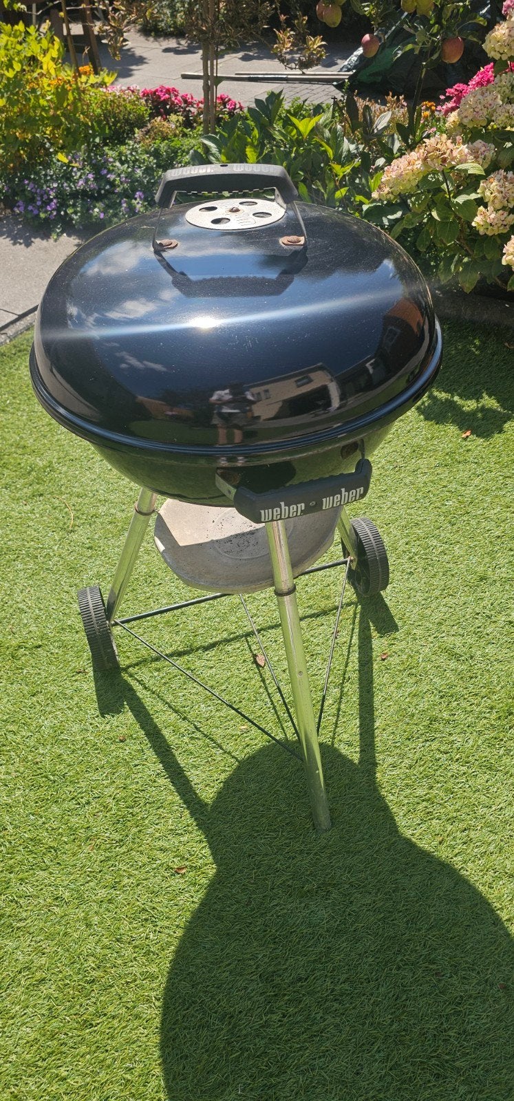 Weber Compact Kettle Houtskoolbarbecue - 47cm, Ophalen, Gebruikt, Weber