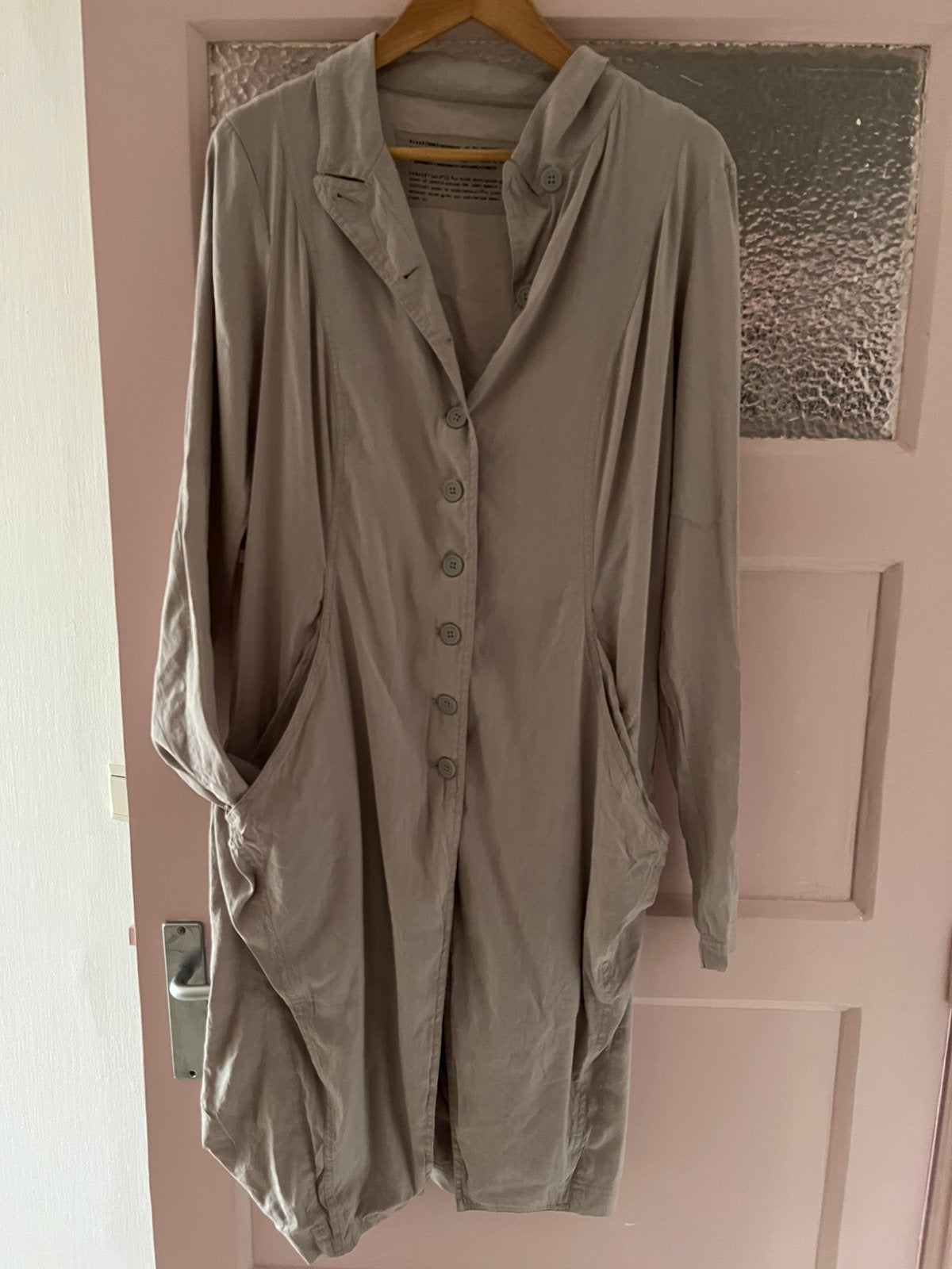 Rundholz, lange blouse, zgan, linnen met viscose, Ophalen of Verzenden, Zo goed als nieuw, Maat 38/40 (M), Beige