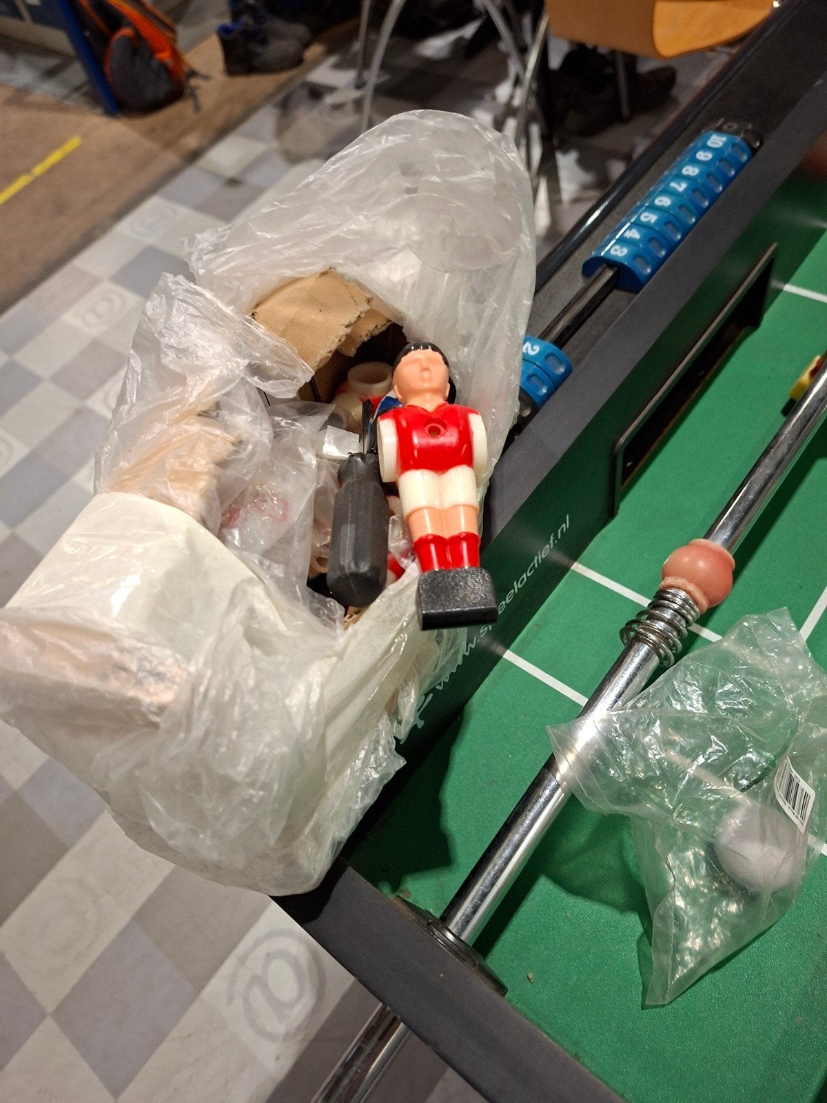 Voetbaltafel - Plezier voor jong en oud!, Ophalen, Gebruikt
