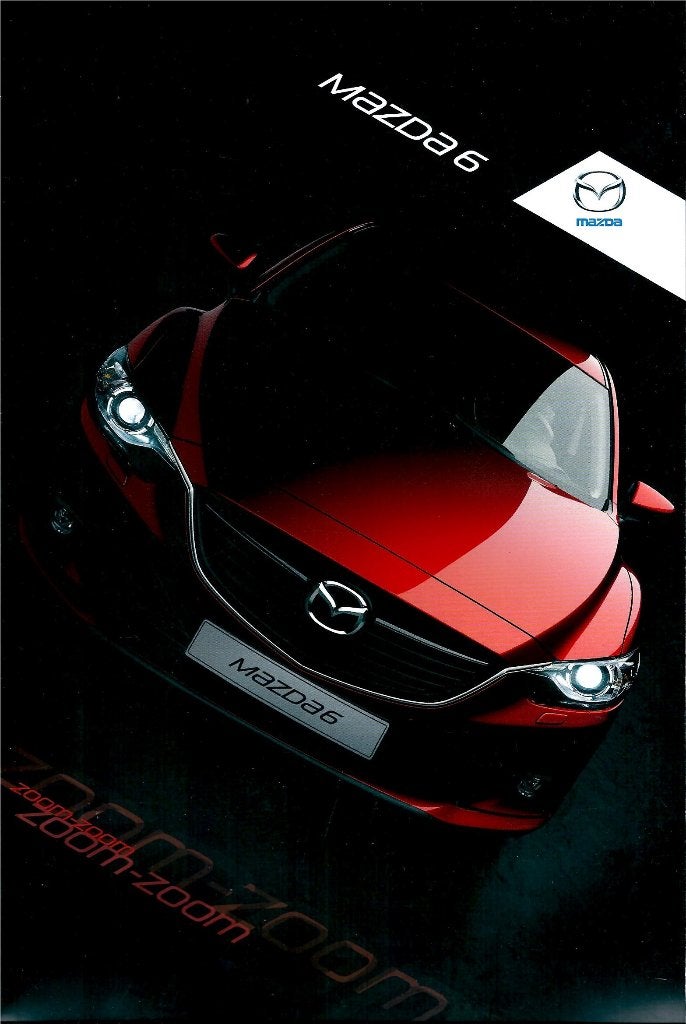 Brochure Mazda 6 2012, Ophalen of Verzenden, Gelezen, Mazda