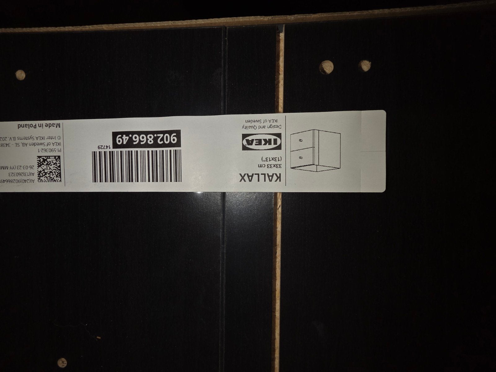ikea kallax inzet deuren en lades, Ophalen, Nieuw