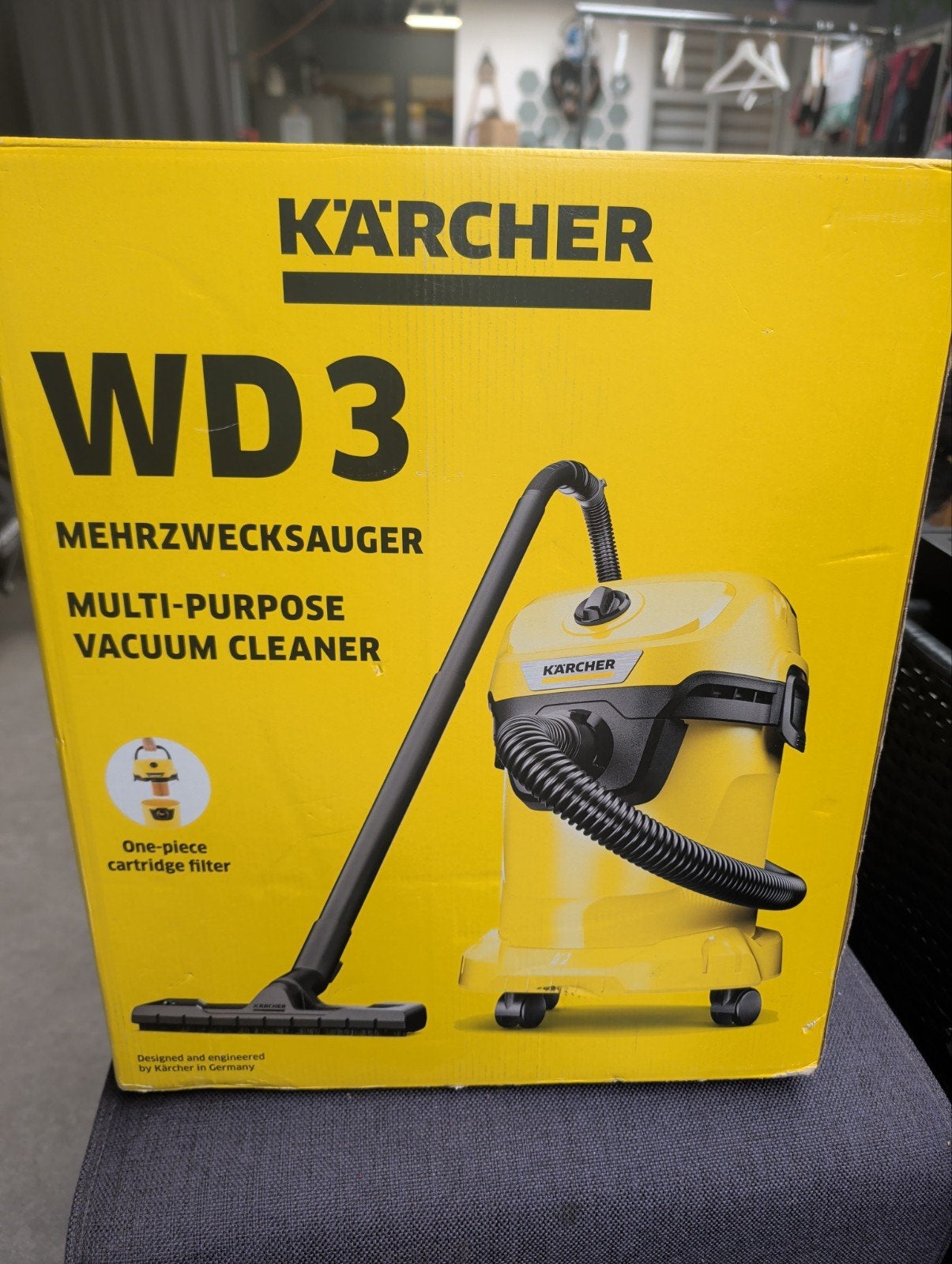 Kärcher WD 3 Multi-Purpose Stofzuiger - Nieuw in Doos, Stofzak, Inclusief accessoires, Kärcher, Nieuw