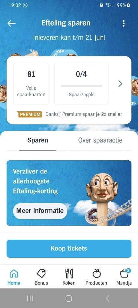 80 volle kaarten AH Albert Heijn Efteling zegels digitaal, Verzamelen, Supermarktacties, Albert Heijn, Ophalen