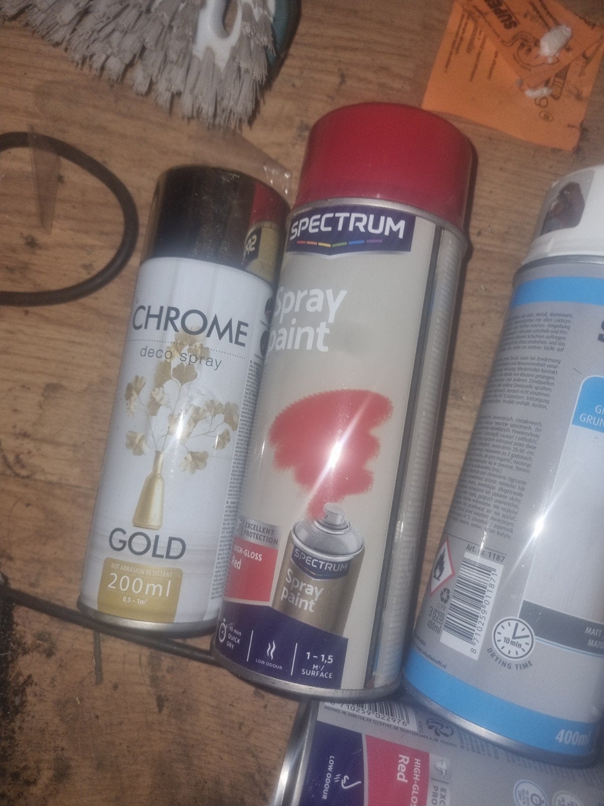 Diverse spuitbussen verf, lak en primer, Ophalen of Verzenden