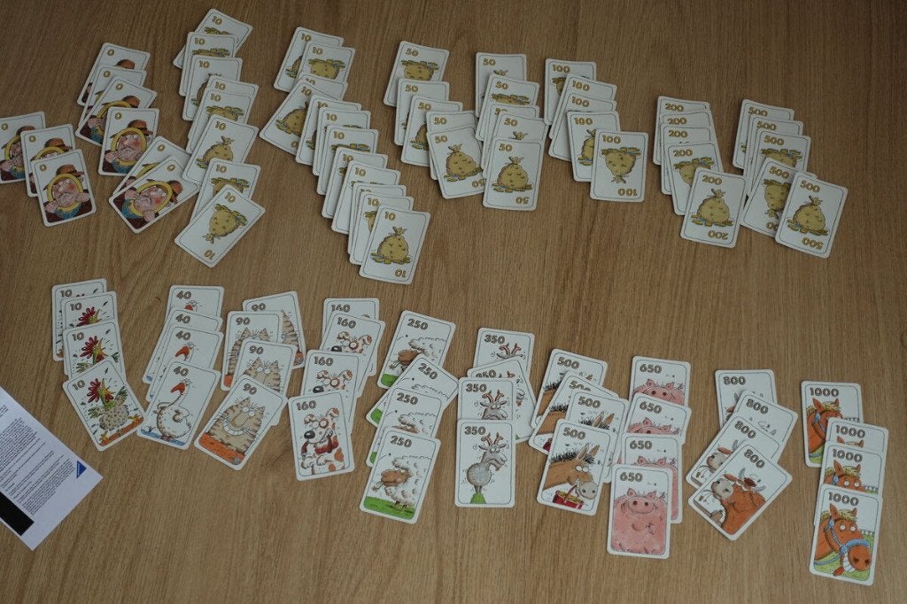 Koehandel, Vijf spelers of meer, Ophalen, Gebruikt, Ravensburger