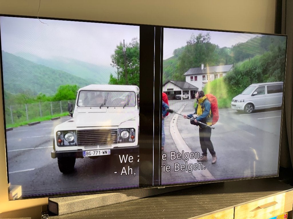 SAMSUNG QE75Q80A 75 inch (Defect scherm), Audio, Tv en Foto, Ophalen, 120 Hz, Samsung, 100 cm of meer