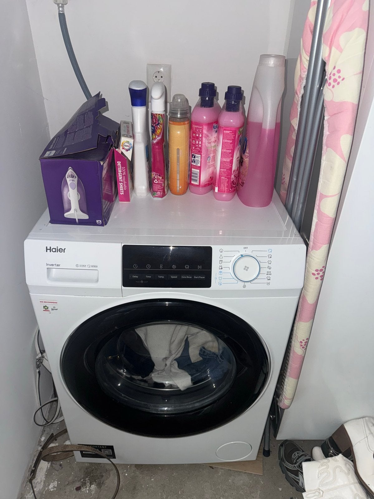 Haier Wasmaschine 4kg - Zo goed als nieuw, 4 tot 6 kg, Ophalen, Zo goed als nieuw, Voorlader