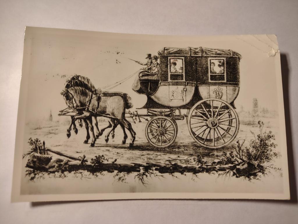 Den Haag Postmuseum, Zeestraat 82, Postwagen Rotterdam, Ophalen of Verzenden, Voor 1920, Zuid-Holland