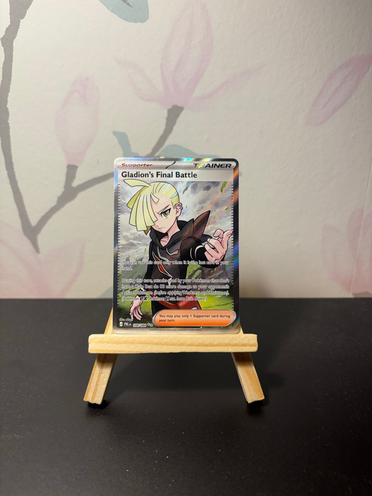Gladion's Final Battle 108/084, Ophalen of Verzenden, Zo goed als nieuw, Losse kaart, Foil