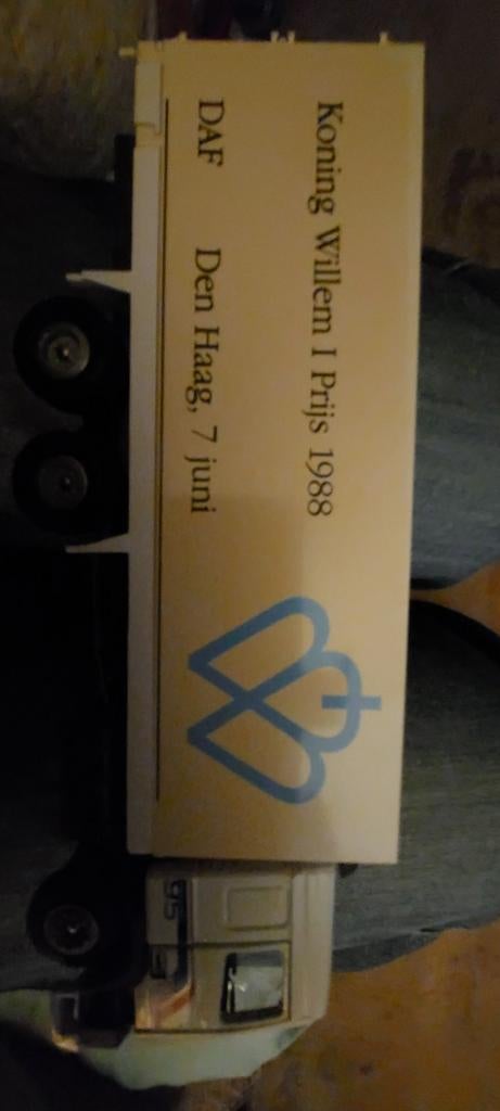 50SRM TEKNO DAF 95 VRACHTWAGEN 1/50, Hobby en Vrije tijd, Ophalen of Verzenden, Zo goed als nieuw, Bus of Vrachtwagen, Tekno