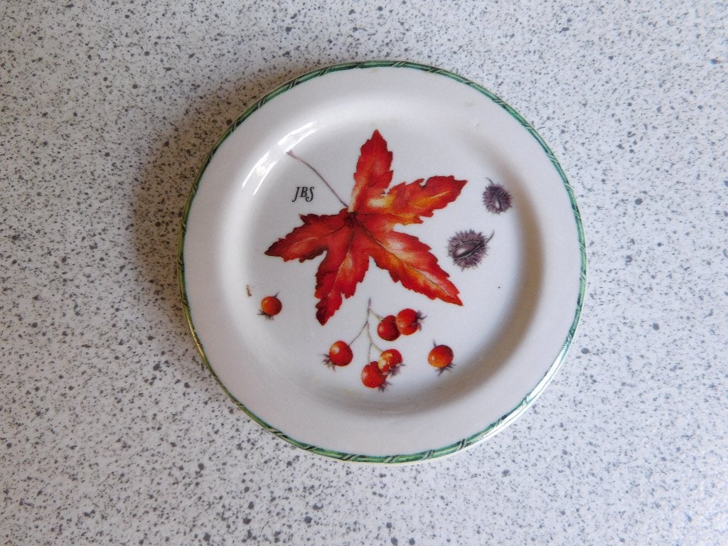 Theetipje Herfstblad November 2007 Janneke Brinkman 8 cm, Huis en Inrichting, Overige merken, Overige typen, Ophalen of Verzenden