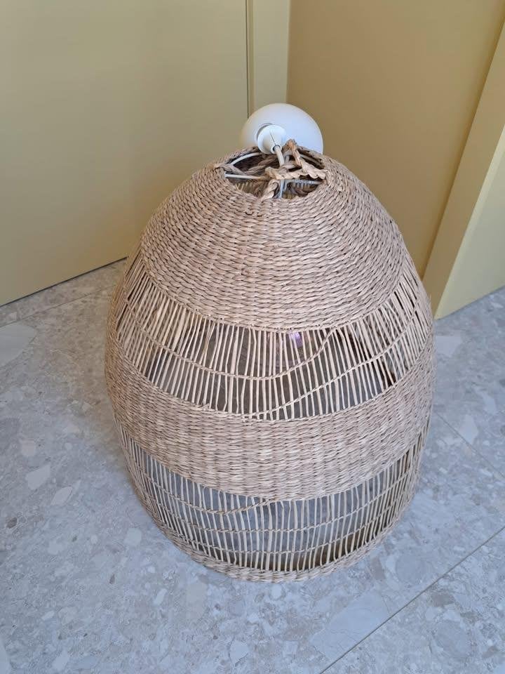 IKEA KAJPLATS slimme Led-lamp met TORARED Hanglampenkap, Ophalen, Zo goed als nieuw, Rond, Hanglamp