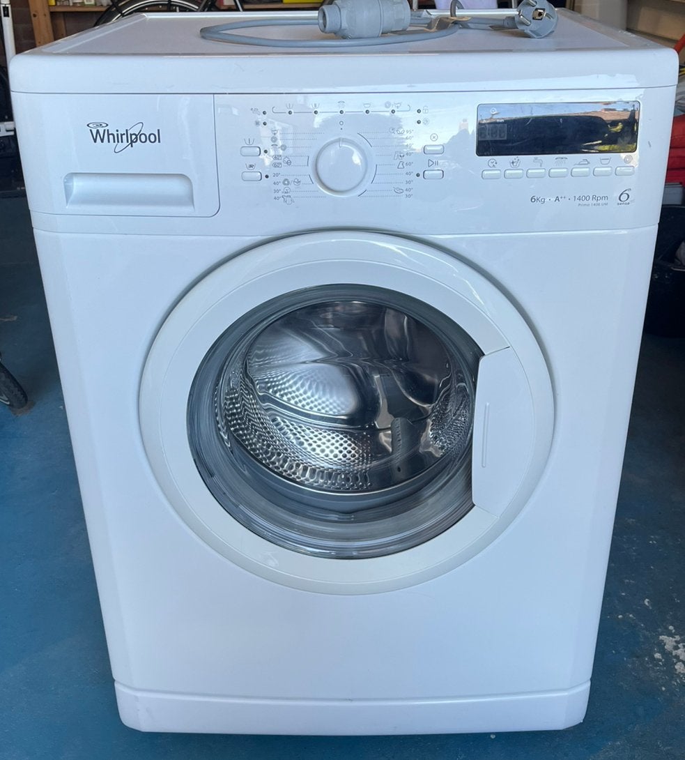Whirlpool 6kg wasmachine (zie omschrijving), Ophalen, 1200 tot 1600 toeren, Gebruikt, 4 tot 6 kg