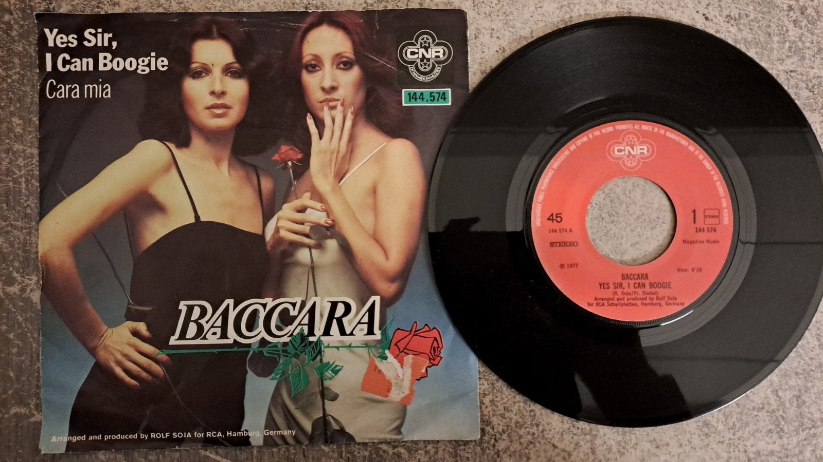 Baccara  - yes sir I can boogie, Gebruikt, 7 inch, Pop, Fotohoes