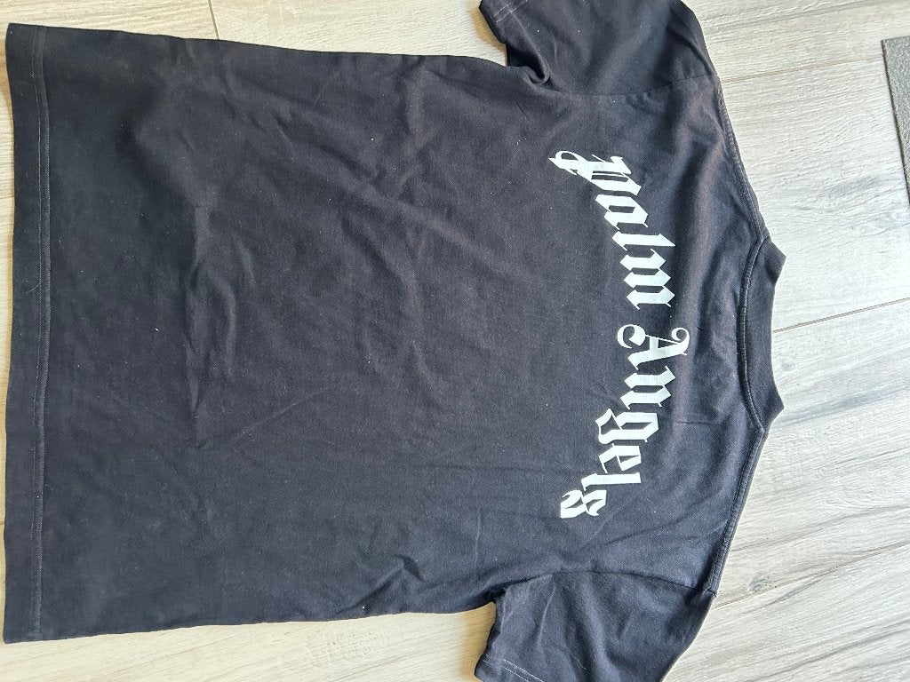 Palm Angels t-shirt, Kleding | Heren, Maat 48/50 (M), Zwart, Gedragen, Ophalen