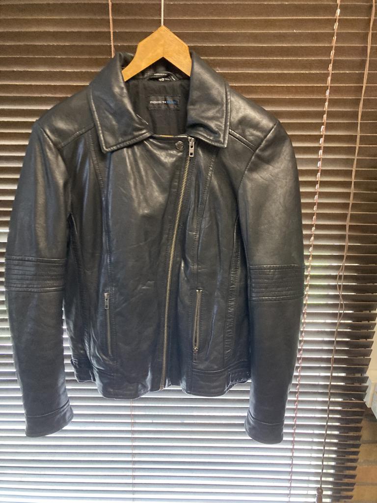 leren dames winter, Kleding | Dames, Jassen | Winter, Maat 38/40 (M), Zwart, Ophalen of Verzenden, Zo goed als nieuw