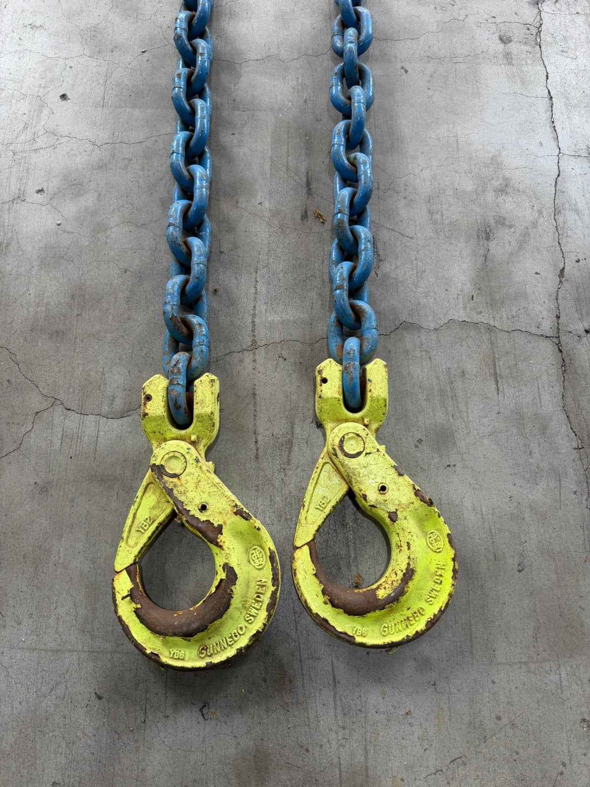 Gunnebo hijsketting,2 sprong ketting,rud,sleepketting, Ophalen, Zo goed als nieuw