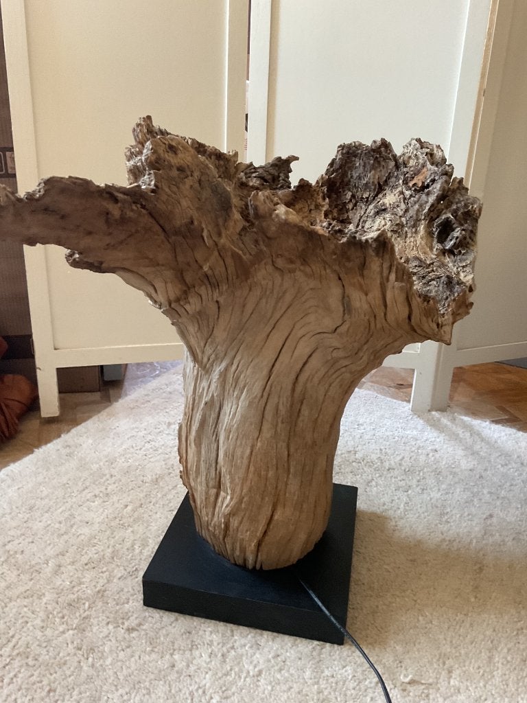 origineel oud-houten lamp, Ophalen, Nieuw, Overige fittingen, Minder dan 100 cm