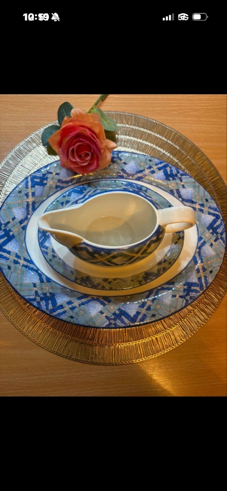 3- delig Royal Doulton Everyday Glen Ora Sauskom en Schaal, Klassiek, Nieuw, Ophalen of Verzenden, Schaal of Schalen