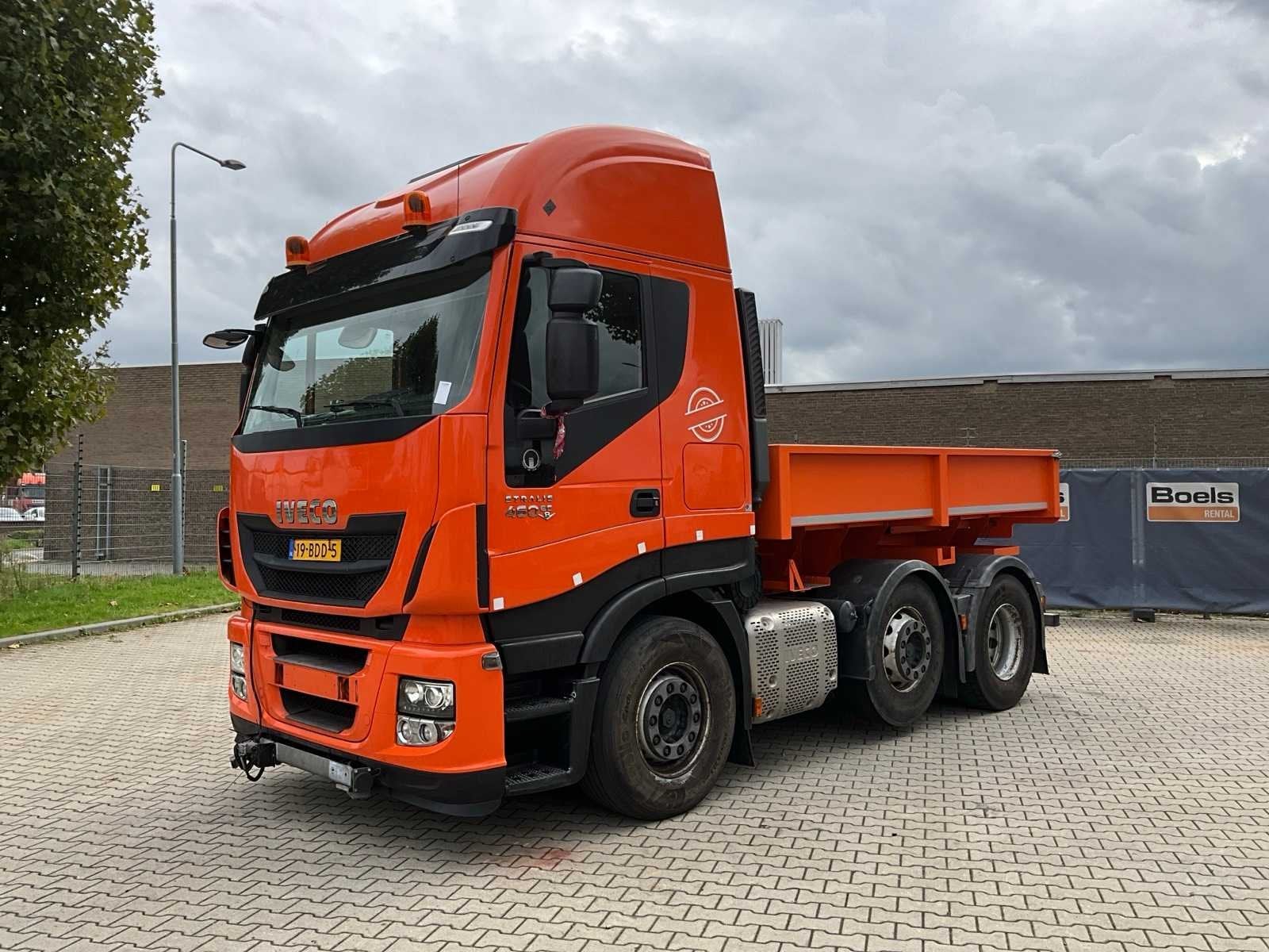 2013 Iveco Stralis 460 E6 8 Botsabsordeerder, Auto's, Euro 6, Iveco, Overige brandstoffen, Bedrijf