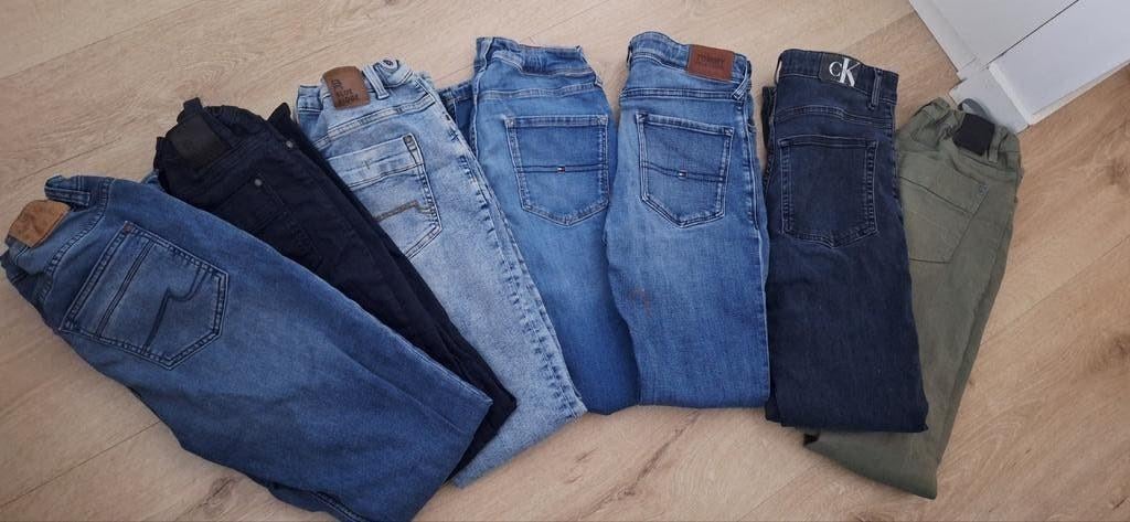Jongens spijkerbroeken maat 176 slim fit diverse merken, Ophalen of Verzenden, Gebruikt, Jongen, Broek