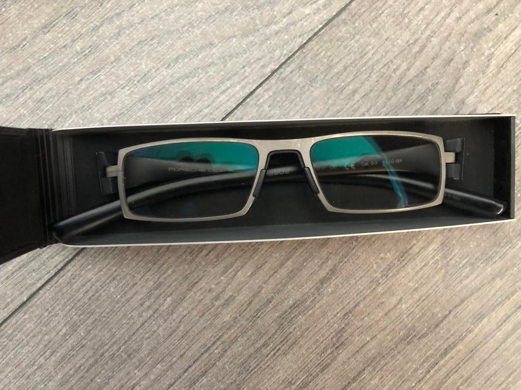 Porsche Design Leesbril +1.0 *Full Set!*, Overige merken, Zwart, Ophalen of Verzenden, Zo goed als nieuw