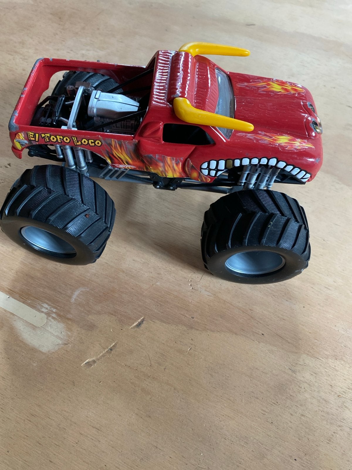Monster Jam El Toro Loco speelgoedtruck, Ophalen of Verzenden, Gebruikt