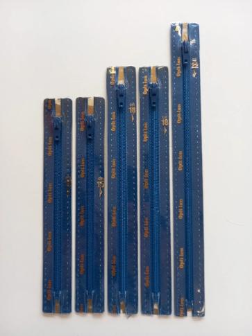 5 Optilon ritsen niet deelbaar Kleur 223 donkerlavendelblauw, Ophalen of Verzenden, Nieuw, Rits of Sluiting